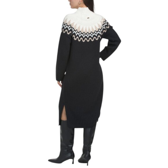 BARBOUR Kingsford Pattern Sweater Dress - Picture 3 of 4